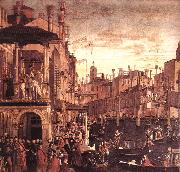 CARPACCIO, Vittore The Healing of the Madman fdg oil painting